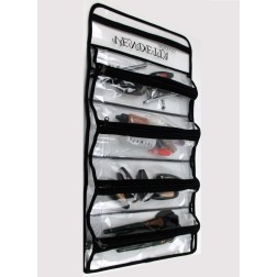 Neceser transparente cuatro bolsillos